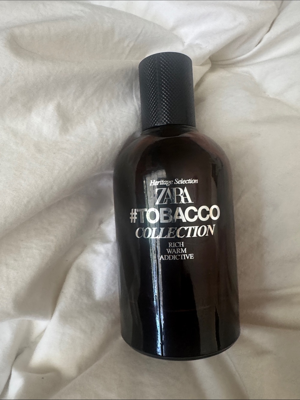 Zara Tobacco Collection Dark Amber & Black Fragrance Bottle